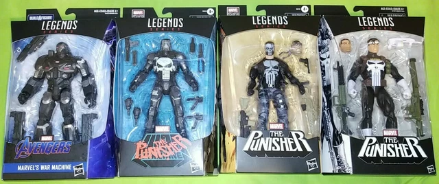 Marvel legends lot punisher war machine of 4