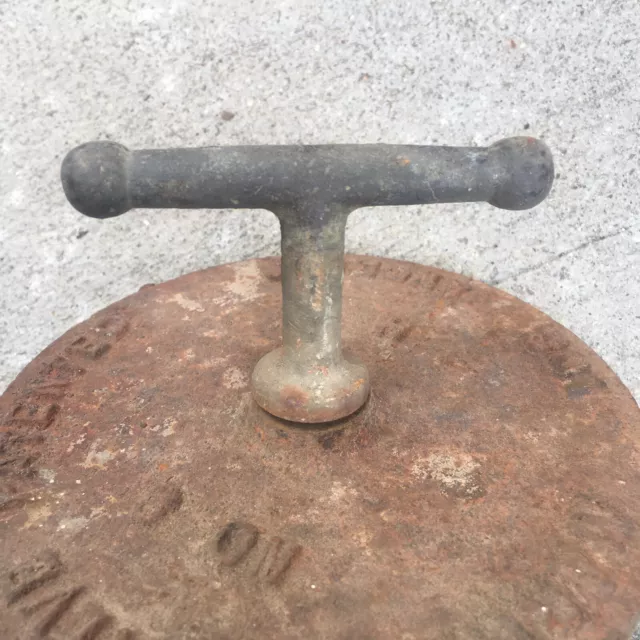 Martin AA Valve #8 Industrial Outdoor Valve Cover & Handle Steampunk Cast Iron