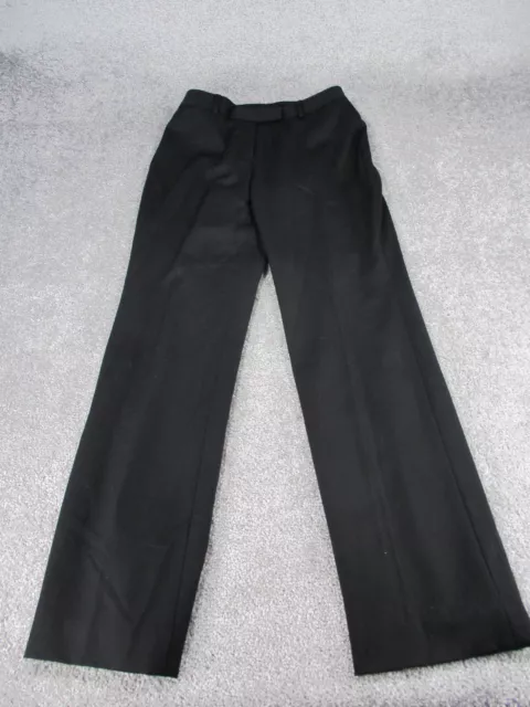 Brooks Brothers Dress Pants Womens 2 Caroline Fit Black Wool Polyester Blend *