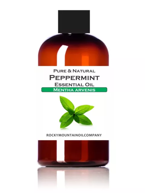 PEPPERMINT ESSENTIAL OIL THERAPEUTIC GRADE 16 8 4 oz ORGANIC SIZES AVAILABLE
