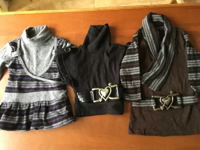 Lot 2 Robes+ Un Pull Mc  24 Mois 2 Ans