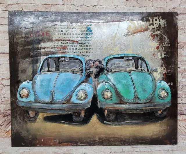 Volkswagen Bug Beetle Wall Art Artwork Home Office Dorm Decoration Decor