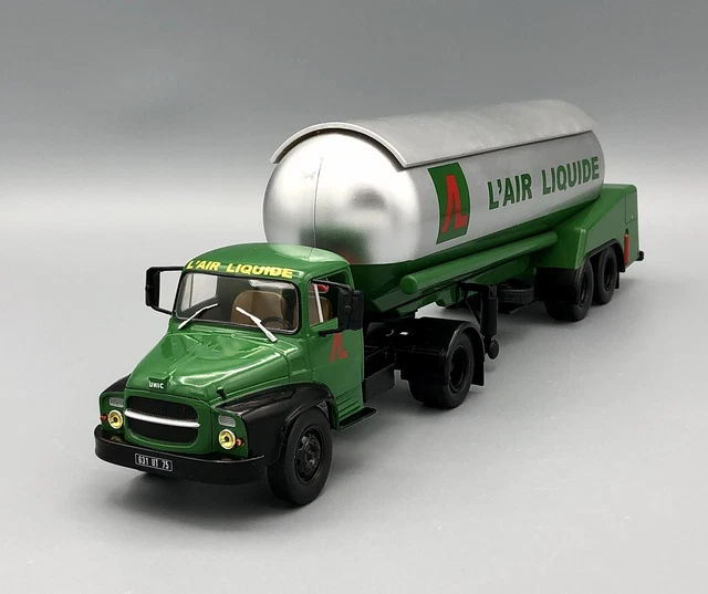 Semi-remorque Altaya 1/43 UNIC MZ36 TCA Saverne StarGaz Vert