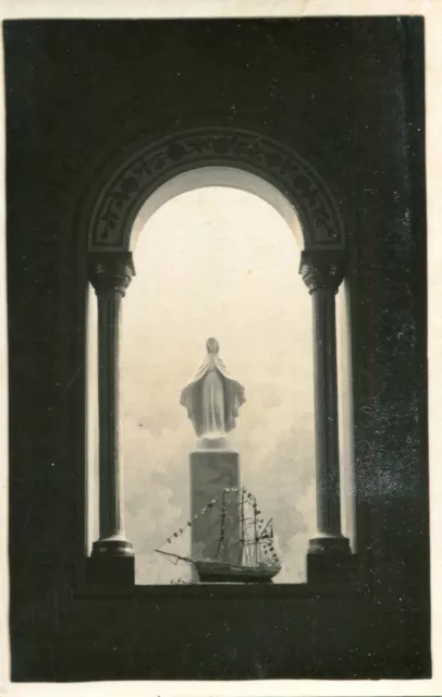 Carte PHoto à identifier Chapelle avec Sainte Vierge de la Maison Albert Roze