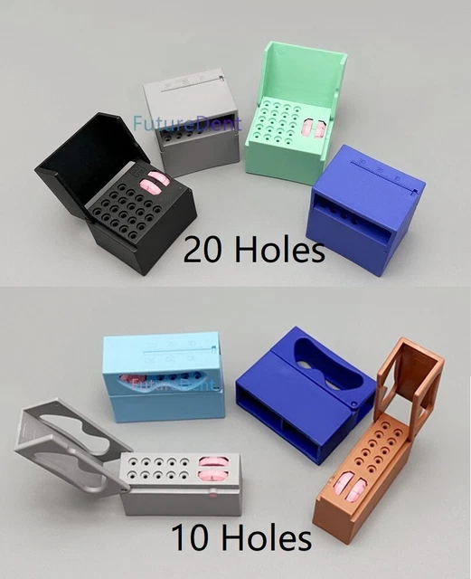 Dental Disinfection Box Endodontic block & memory holder Sterilizer Case 10/20H