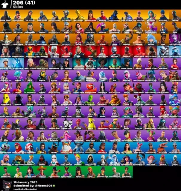 Compte Fortnite Rare – Avec Skins Et Objets Exclusifs – PC Et PS4 – Édition 2018 – Très Bon état