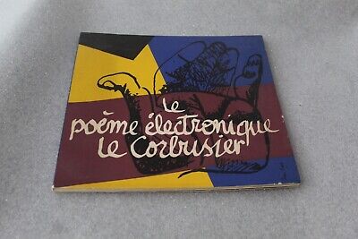 (200A) Plaquette PHILIPS Bruxelles 1958 Le poème électronique Le Corbusier