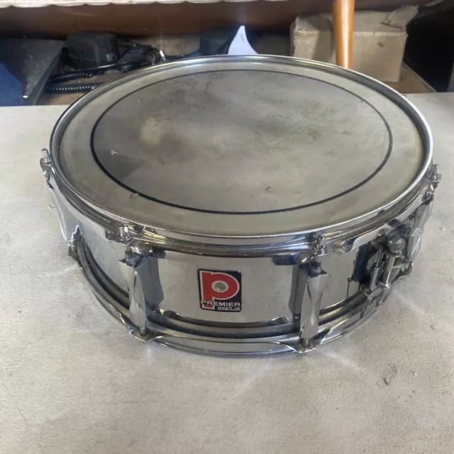 Vintage Premier Snare Drum 14" Chrome 8-Lugs