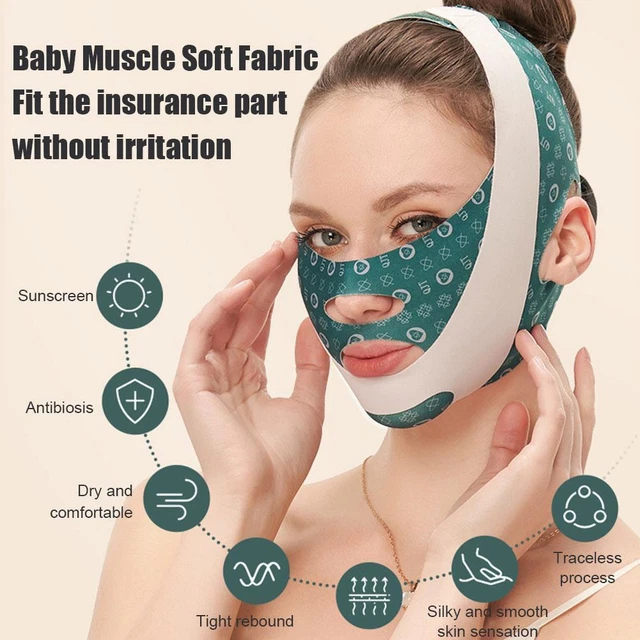 1/3 pz maschera sonno scultura viso bellezza per forma linea a V viso L6L9