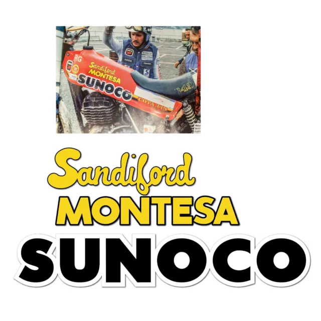 Montesa Sunoco Twinshock Motorcycle Trials Stickers Decals Graphics Pre-65