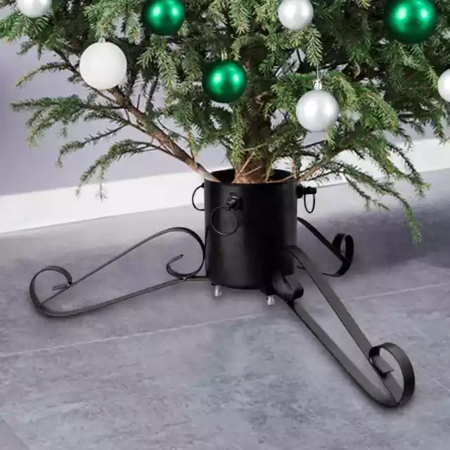 Christmas Tree Stand Black 58x58x21 cm
