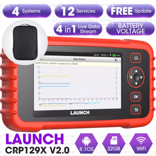 2024 LAUNCH X431 CRP129X PRO V2.0 Outils diagnostics Scanners 12 Les fonctions