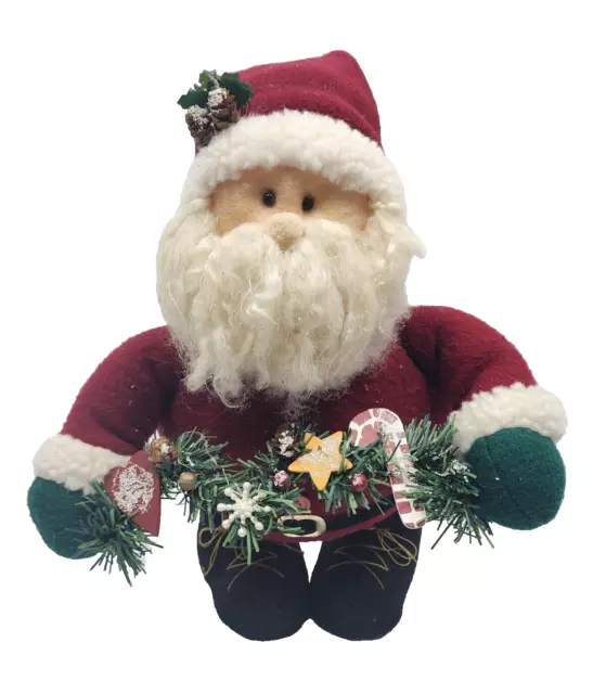 Santa Claus Plush Doll Weighted decoration 15" Tall