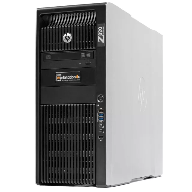 HP Z820 Workstation 2x Xeon E5-2680v2 2,8GHz 64GB RAM Quadro M4000 500GB SSD W10