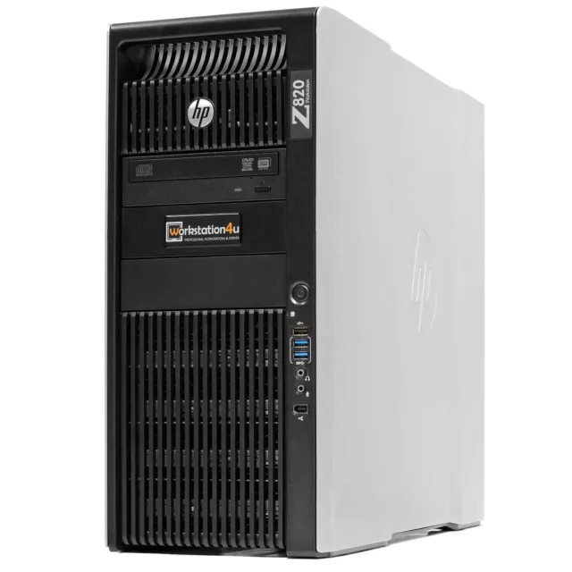 HP Z820 Workstation Xeon E5-4627v2 3,3GHz 128GB RAM Quadro M4000 500GB SSD W10