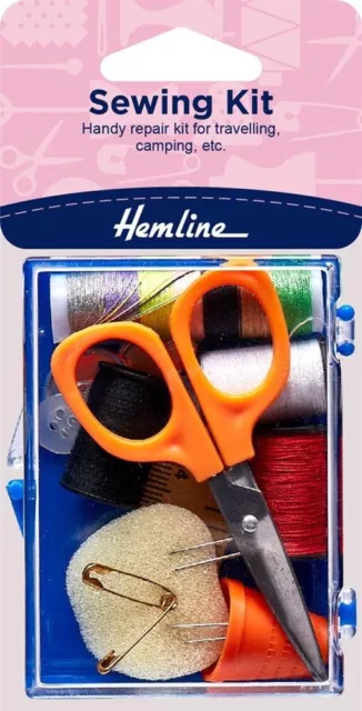 HEMLINE Plastic Box Sewing Kit