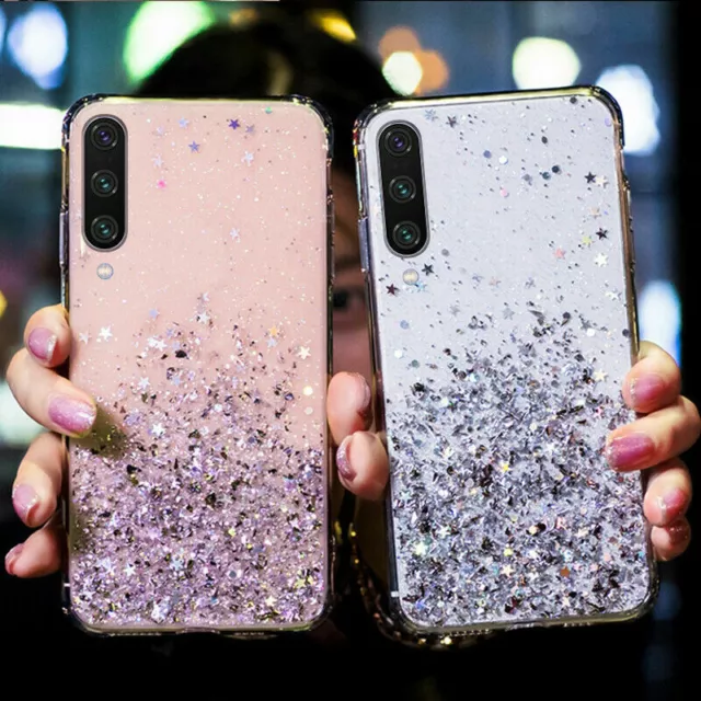 Glitter Silicone Phone Case Soft TPU Cover For Huawei Y5 Y6 Y7 P Smart 2019/21