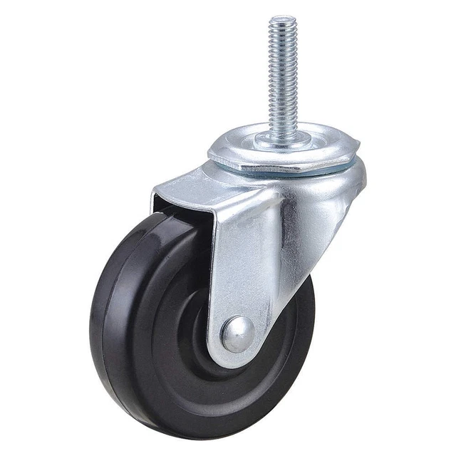GRAINGER APPROVED F1RR03052S-S10 General Purpose Threaded Stem Caster,3"