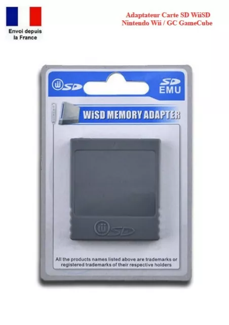 Autre accessoire gaming GENERIQUE Carte mémoire pour Nintendo Gamecube /  Wii - 256 Mo - Straße Game ®