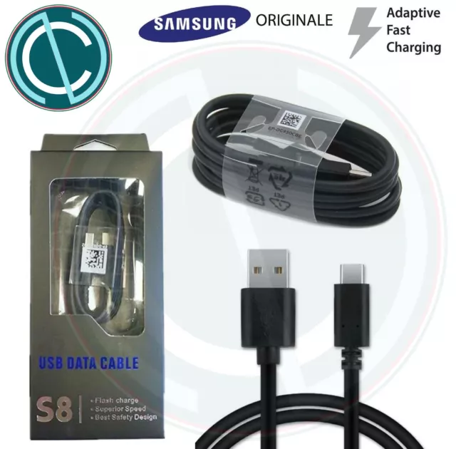 Cavo Dati Ricarica Batteria Type-C Originale Samsung Ep-Dg950Cbe Usb 3.1 Galaxy