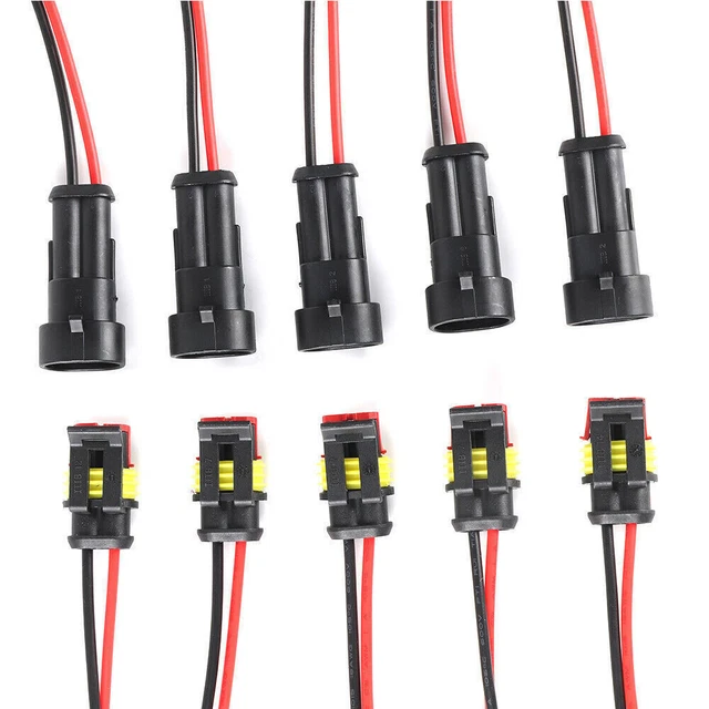 Wasserdichter 12-V-Stecker, wasserdichter elektrischer Stecker, Stecker Wasserdichter 12-V-Stecker, wasserdichter elektrischer Stecker, Stecker