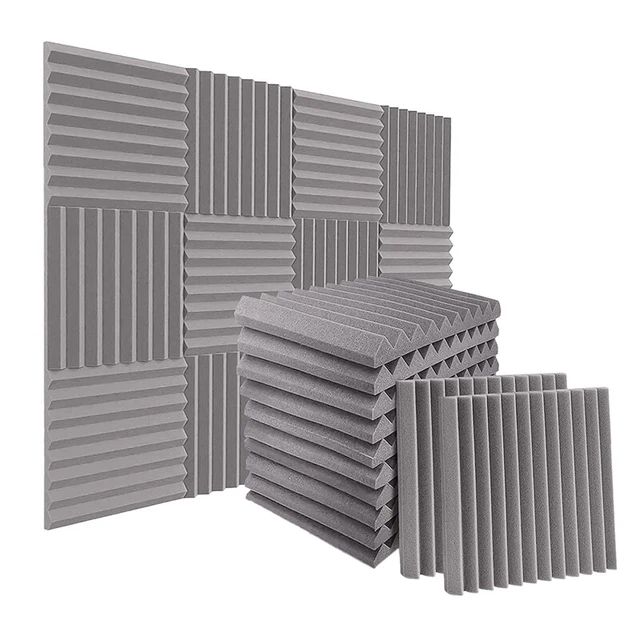 Confezione da 24 pannelli in schiuma insonorizzanti da 1 pollice x 12 pollici x 12 pollici R8Z5