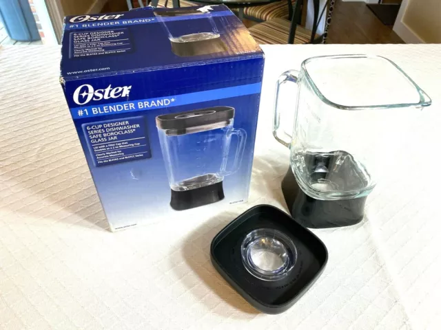 Oster 5-Cup Boroclass REPLACEMENT Glass Jar Square Top Blender Jar Square Top