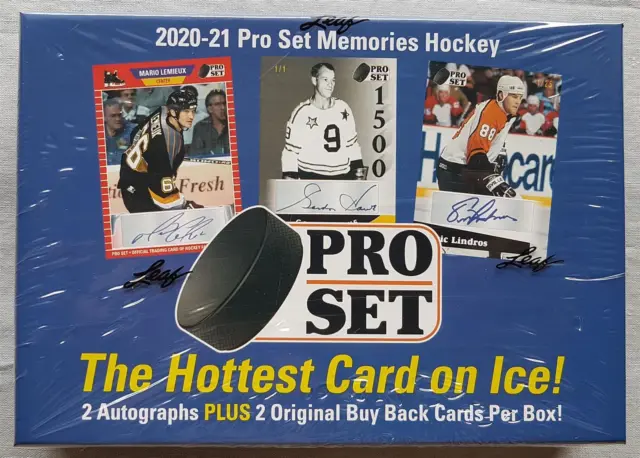 2021 Leaf Pro Lot Mémoires Hockey Hobby Box