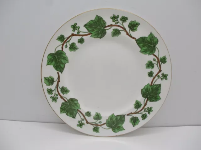 Crown Staffordshire Fine Bone China Grape Vine Design 8.25" Plate