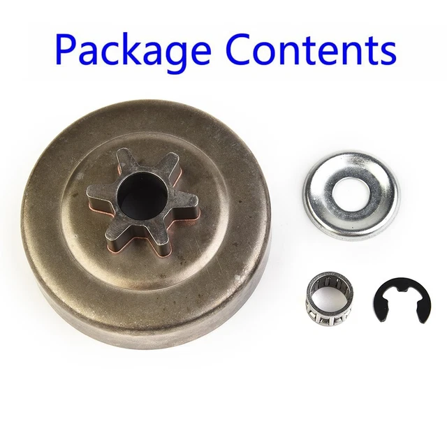Kit D'embrayage Complet Pour Tronçonneuse Chinoise 4500 5200 5800 - Tambour, Roue Dentée Et Roulement à Aiguilles Inclus