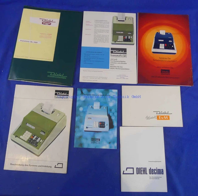 7 Diehl Werbung/GA  - Rechenmaschine calculator - Saml. Weber - 1063