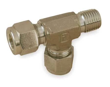 Parker 4Mrt2n-316 1/8" X 1/4" A-Lok X Mnpt Ss Male Run Tee