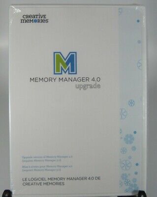 LE Software Memory Manager 4.0 DE Creative Memories DVD Windows XP, Vista, 7 