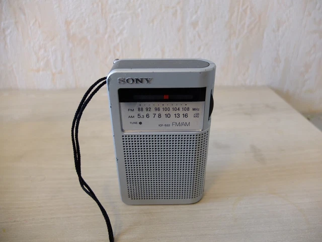 Sony Radio Portable Noir AM/FM Radio Home Audio (ICF-P36