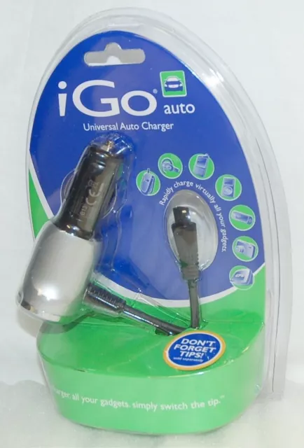 NEW iGo Universal Auto Charger Car DC & Travel System power adapter cell phone