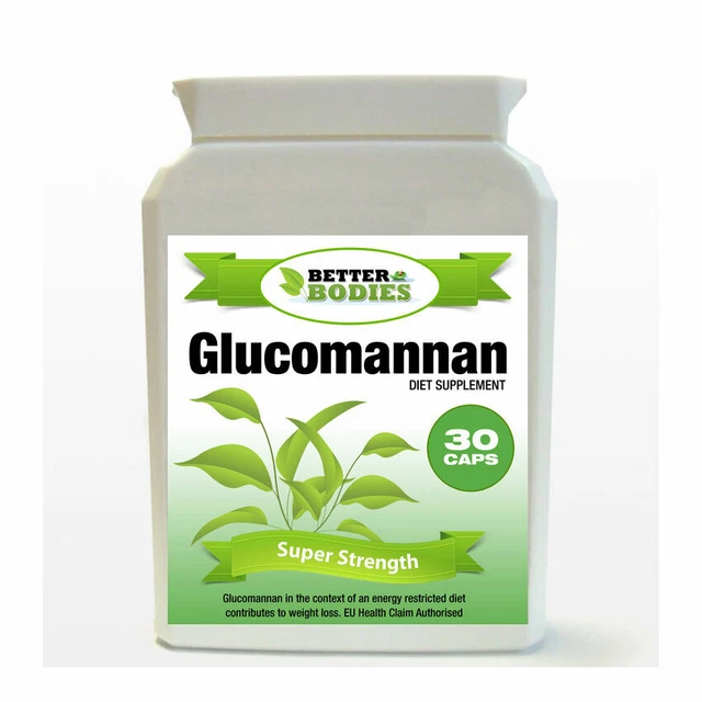 30 Glucomannan Max Konjakfaser Diät Gewichtsverlust Abnehmen schlankes Magenband