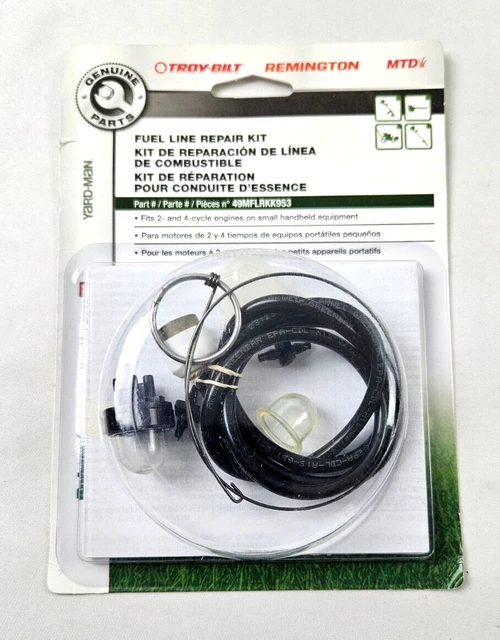 GENUINE PARTS FUEL Line Repair Kit for MTD TroyBilt Remington