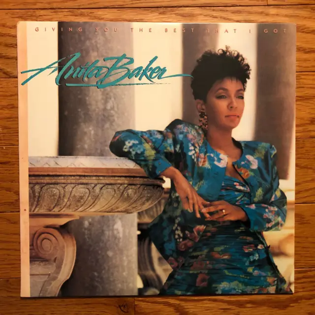Anita Baker - Giving You the Best That I Got LP Elektra 60827-1 1988 Press VG+