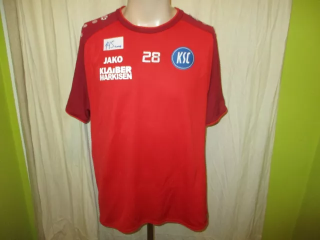 Karlsruher SC JAKO Spieler Freizeit- Training Trikot 2016/17 + Nr.28 Gr.XL