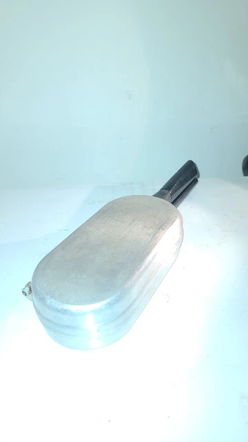 Miracle Maid Omelet Fish Pan Folding Cast Aluminum Poaching VTG Rare Stamp Error Miracle Maid Omelet Fish Pan Folding Cast Aluminum Poaching VTG Rare Stamp Error