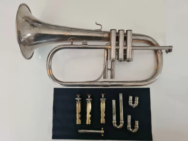 Bugle (à pistons)/ Flugelhorn Couesnon "Monopole" de 1901 3