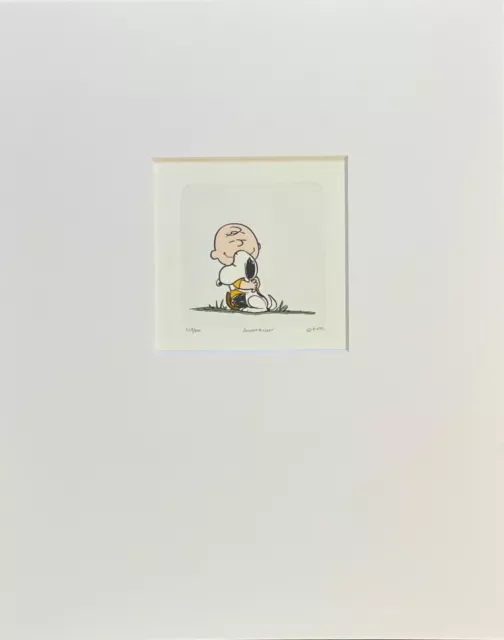 Peanuts Snoopy Charlie Brown Radierung etching Originalgrafik Druckgrafik Comic