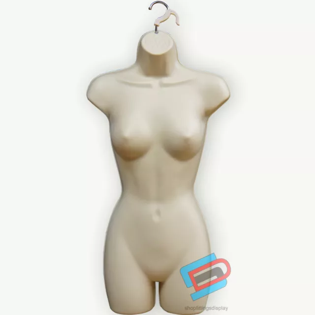 Female Body Form Retail Display Hanging Mannequin (sdlfull)- SKIN