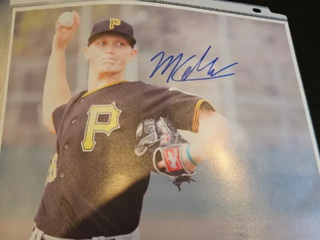 mitch keller signed 8x10 autographed picture photo Pittsburgh pirates auto Real