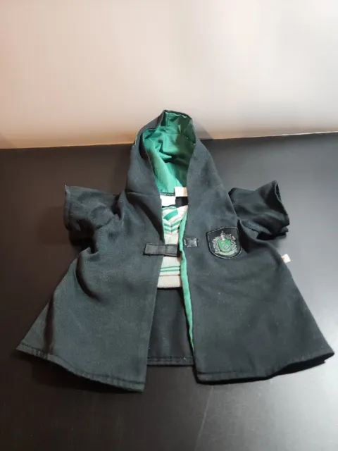 Build A Bear Harry Potter Slytherin House Hooded Robe Green NO Scarf Costume