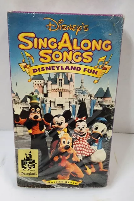 DISNEY'S SING ALONG Songs 'Disneyland Fun' Volume Seven VHS £27.85 ...