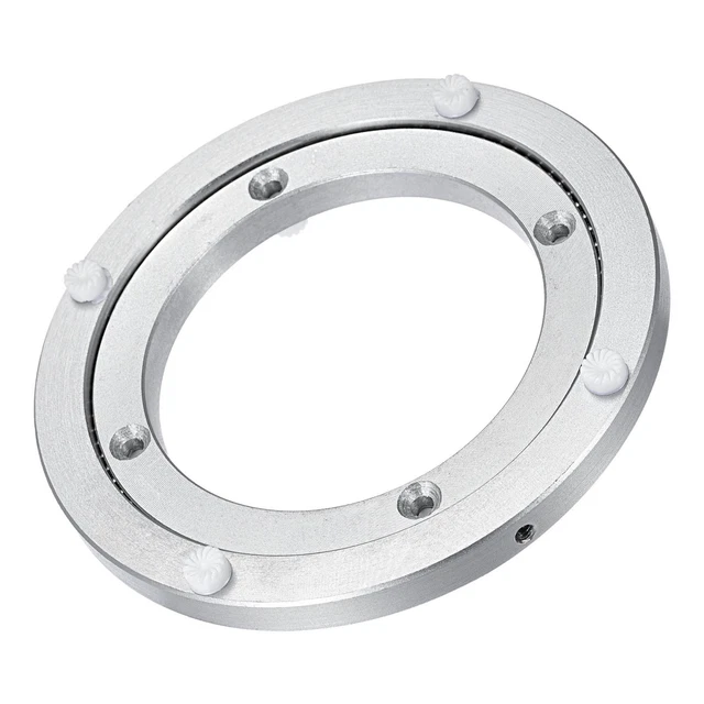 5,5" Aluminio Aleación Giratoria Placa Rodamiento, Lazy Susan para Redonda Mesa