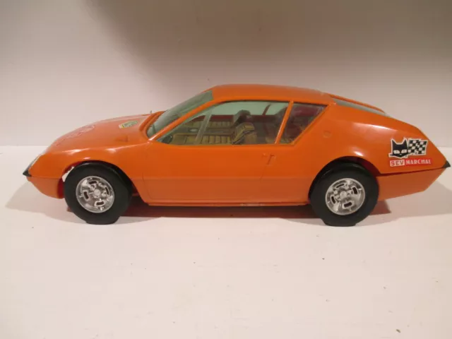 Renault Alpine A310 Orange Monte Carlo 1974 Ancien Jouets Mont Blanc 30 Cm