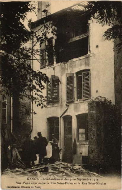 CPA AK Militaire - Nancy - Bombardment - Rue St-Dizier St-Nicolas (696488)