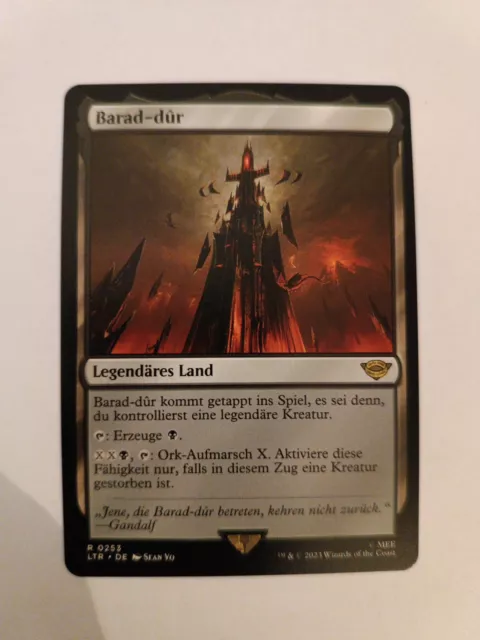 Barad-Dûr Herr Der Ringe Magic Deutsch Rare